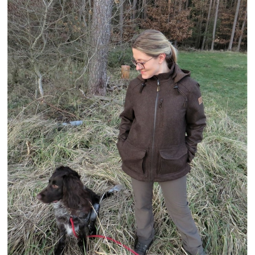 Lodenjacke Artemis Jagd Merino braun