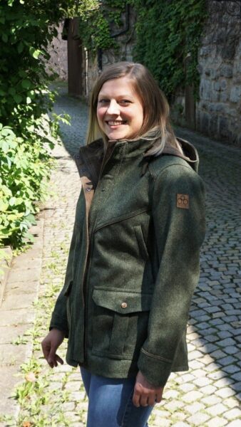 Damen Lodenparka Aurora Outdoor Steingrün