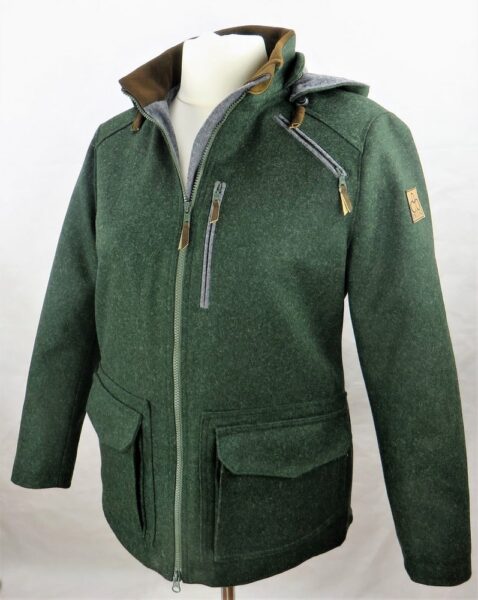 Lodenjacke Artemis Jagd Hirschleder Grün