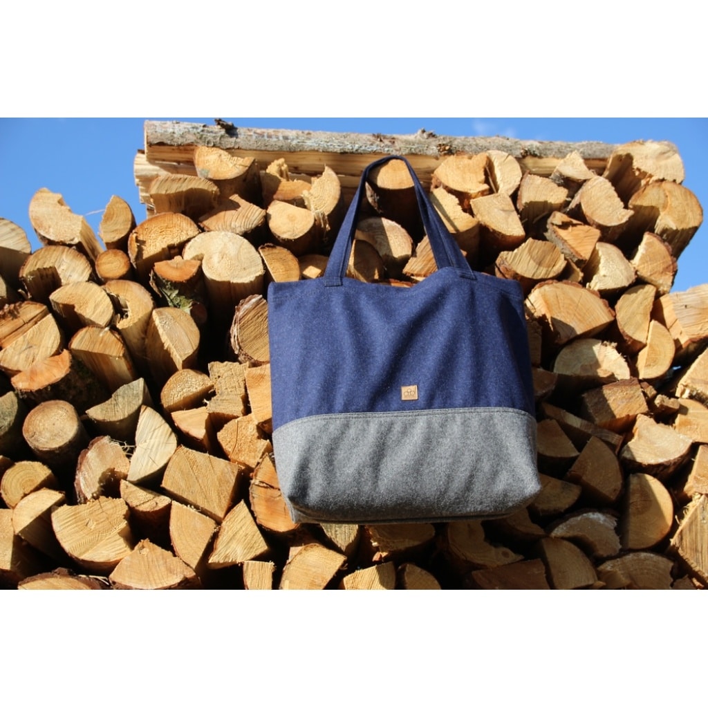 Lodenshopper marineblau