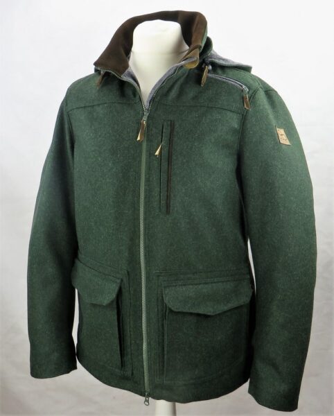 Lodenjacke Waldgeist Jagd Hirschleder grün