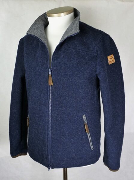 Loden Fleecejacke Ägir 2.0 Marineblau