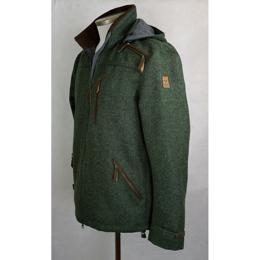 Lodenjacke Waldgeist Fichtelberg Premium parkagrün