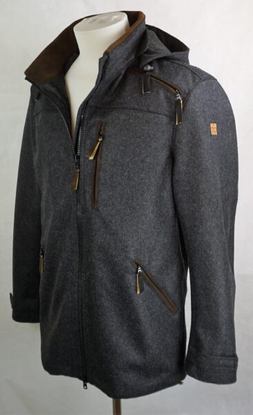 Lodenjacke Waldgeist Fichtelberg Premium anthrazit