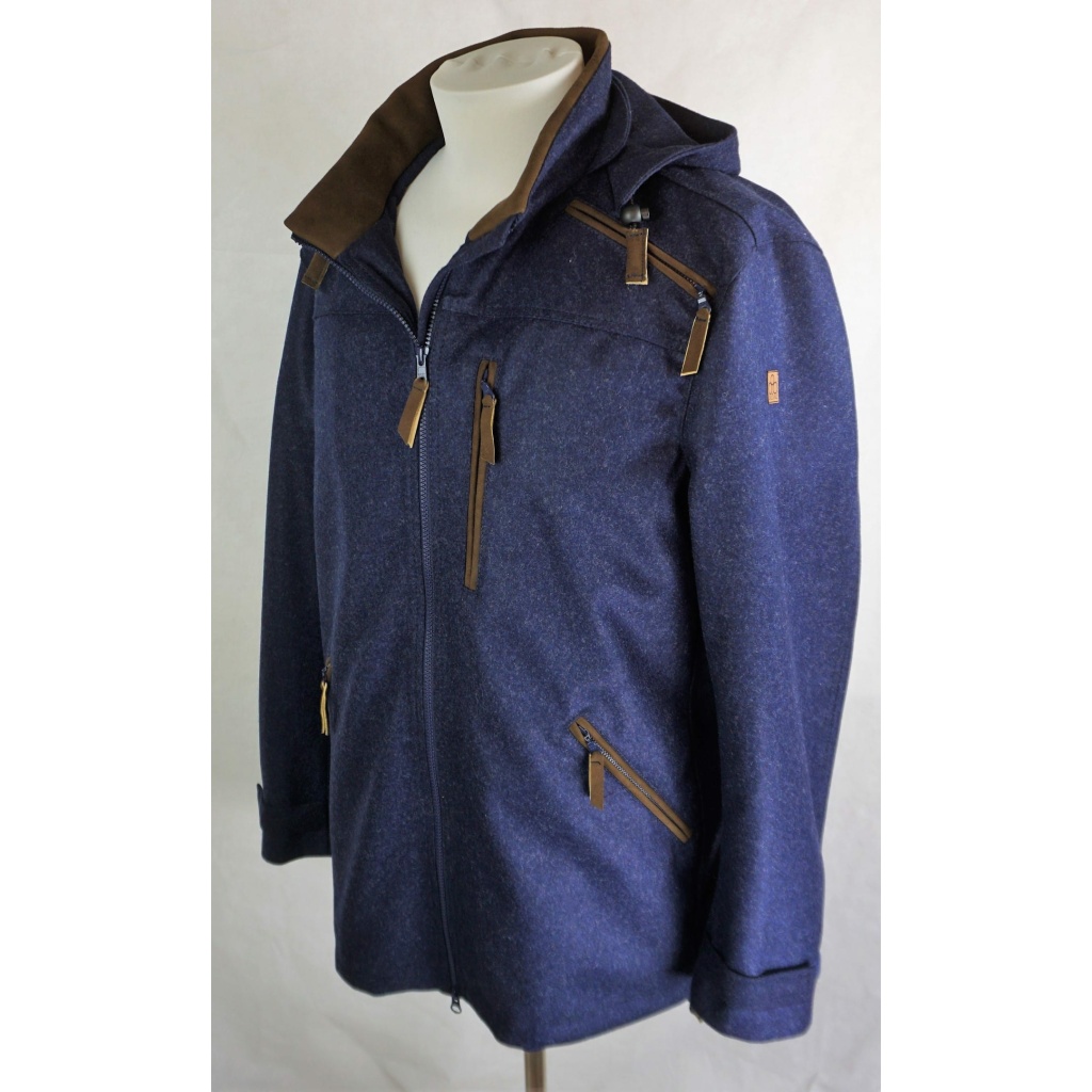 Lodenjacke Waldgeist Fichtelberg Premium marineblau
