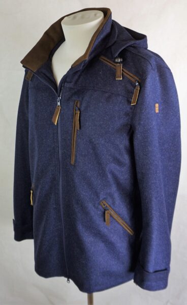 Lodenjacke Waldgeist Fichtelberg Premium marineblau